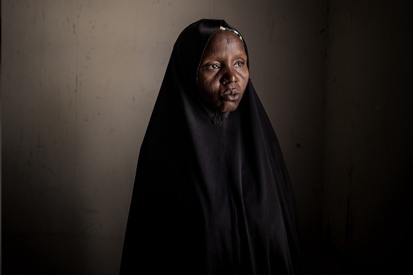 Nigerian Kaltum Mallamgrema, displaced by conflict to the city of Maiduguri, did not receive antenatal care.