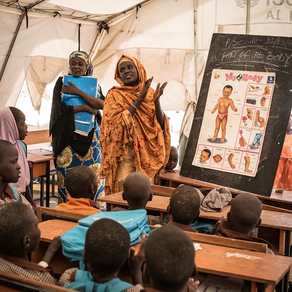 During emergencies, education can help restore a sense of stability and hope for the future in Nigeria.