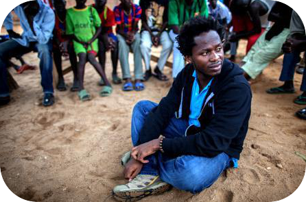 Former African child soldier: Ishmael Beah