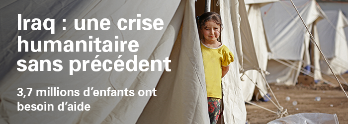 La crise en Iraq bouleverse la vie de nombreux enfants