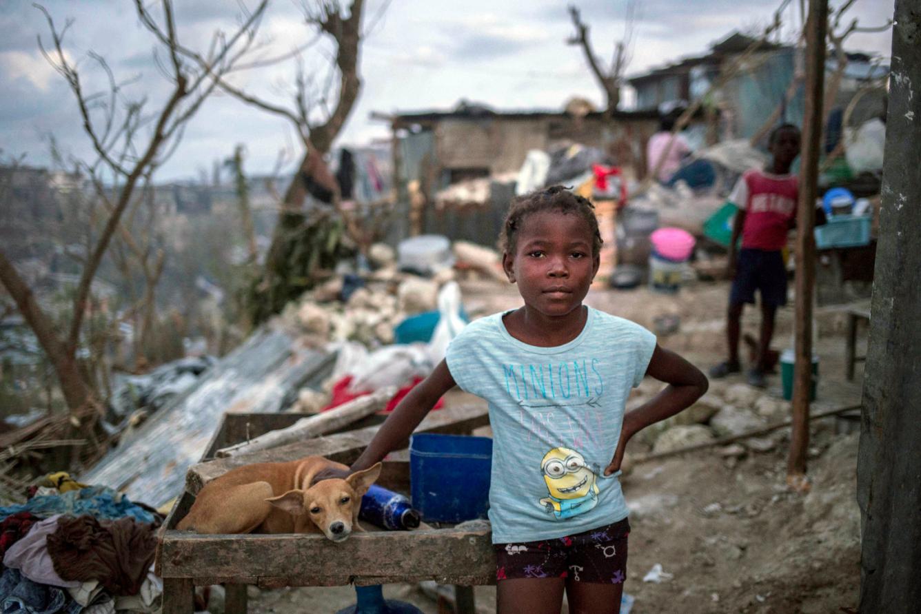Girl in Haiti