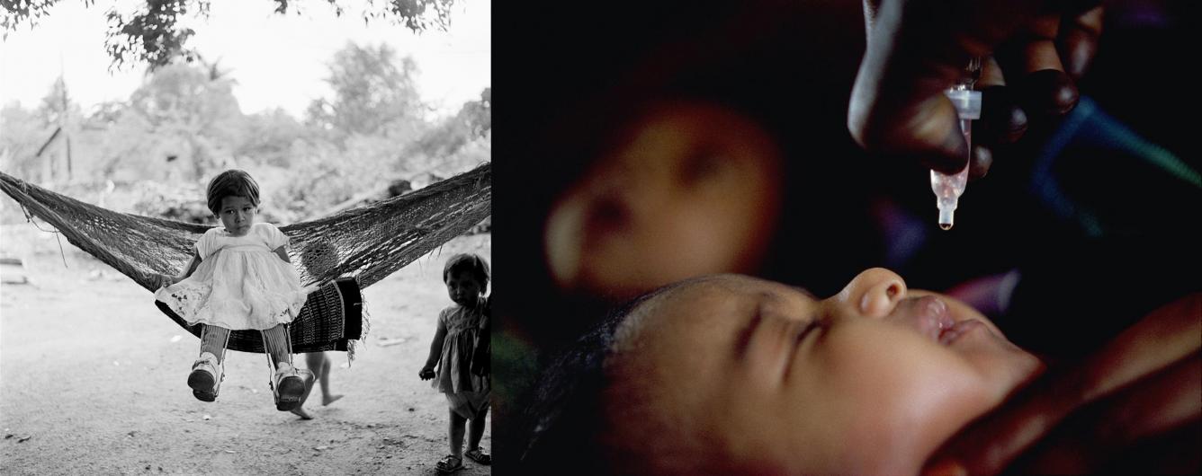 © UNICEF/UNI42506/Unknown and © UNICEF/UNI29868/LeMoyne