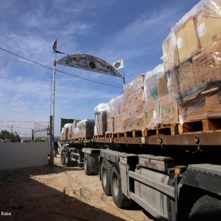First deliveries of life-saving supplies for children enter Gaza