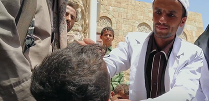Ahmed, a UNICEF vaccinator