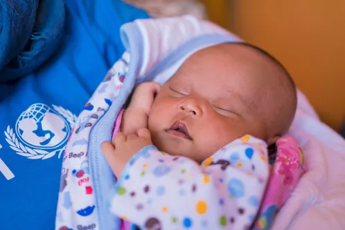 a newborn baby