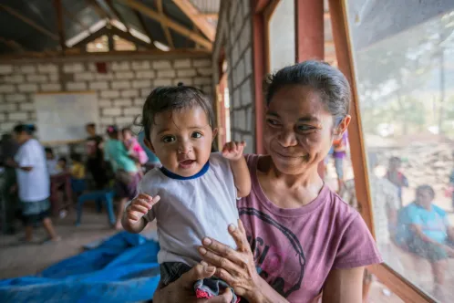 child and mother