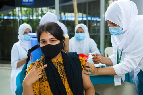 vaccination contre la COVID-19 au Bangladesh