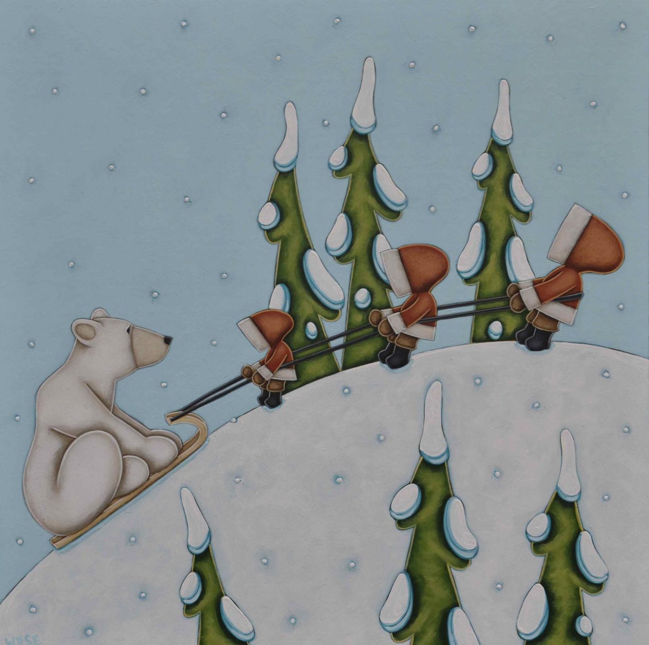 Peter Wyse painting
