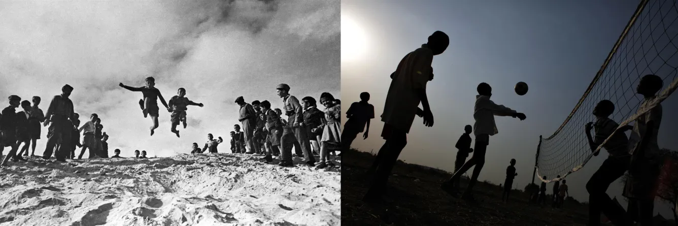 © UNICEF/UNI43135/Unknown and © UNICEF/UNI122531/Sokol