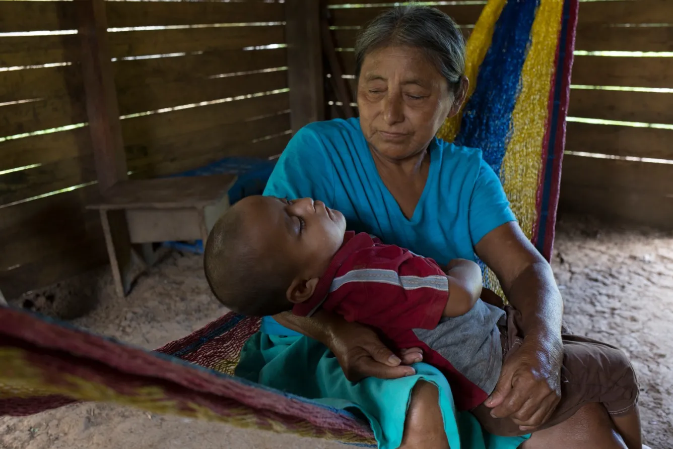  Maria Choc appreciates the parenting support on how to interact with Abner.