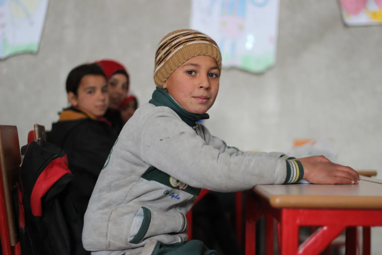 Mohammad was forced to leave school for several months as violent fighting broke out in his neighborhood of east Aleppo.