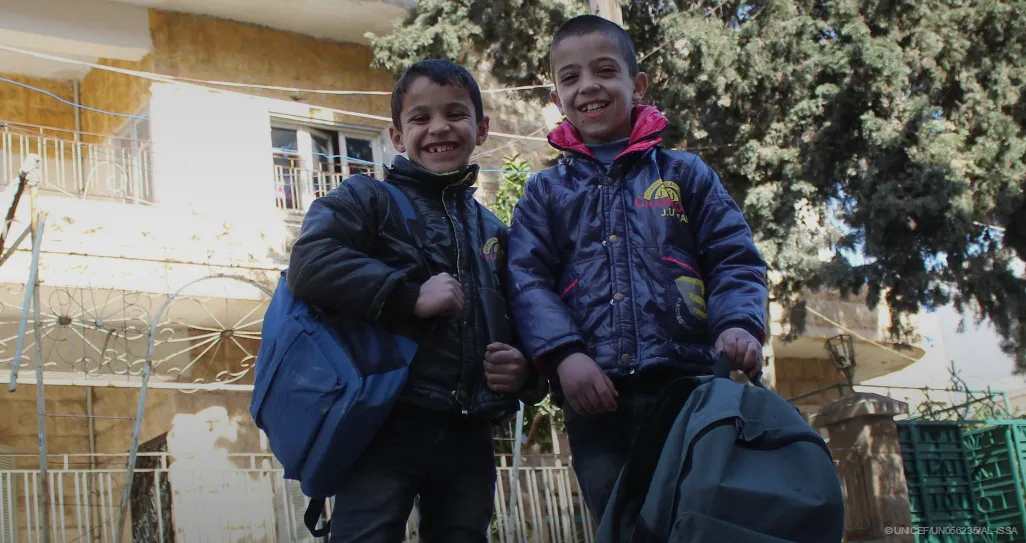 Millions of children like Mohammad have lost everything to conflict in Syria. 