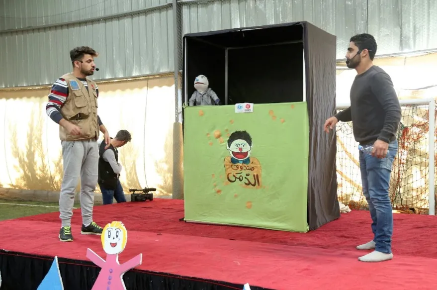 UNICEF Lebanon presenting