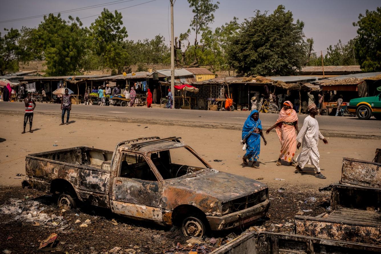© UNICEF/UN058606/Gilbertson VII Photo — Maiduguri, March 2017
