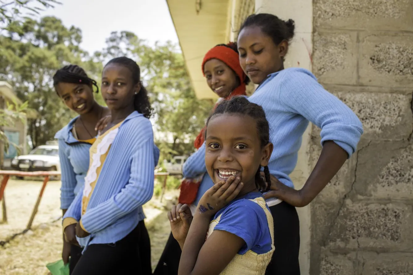 School girls in Ethiopia