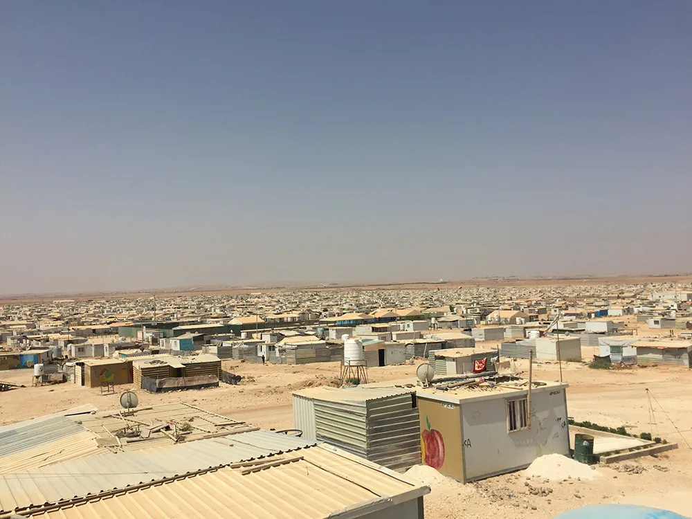 Le camp pour personnes réfugiées de Zaatari 