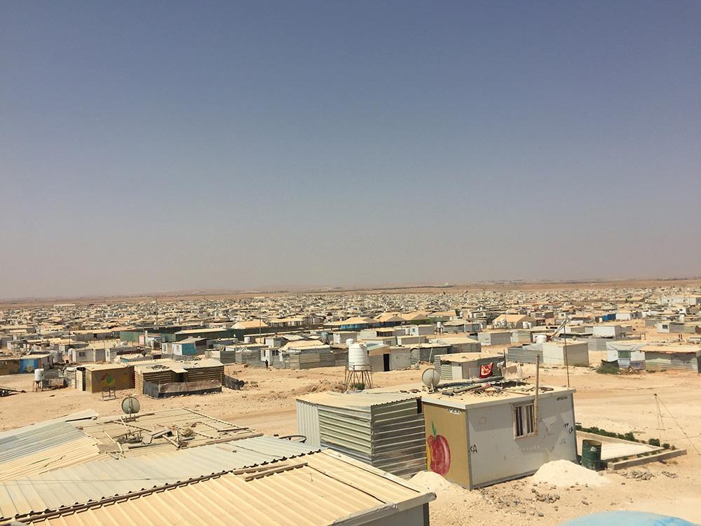 Le camp pour personnes réfugiées de Zaatari