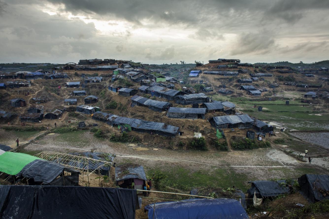 Rohingya settlements in Bangladesh