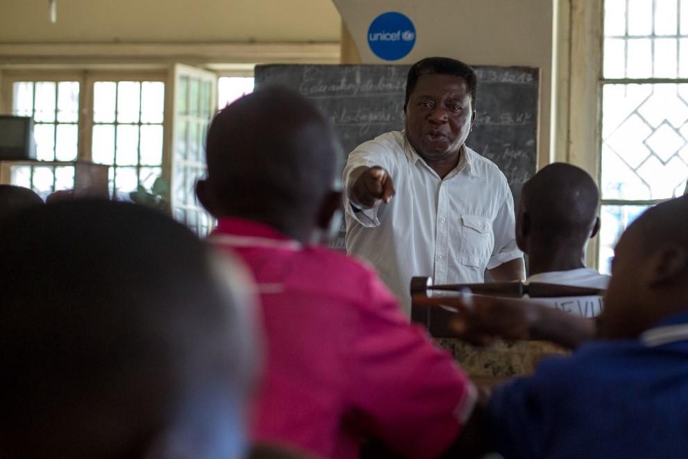 students in a classroom at the transition centre