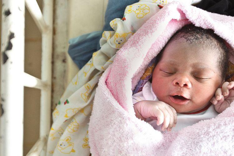 Baby in blanket