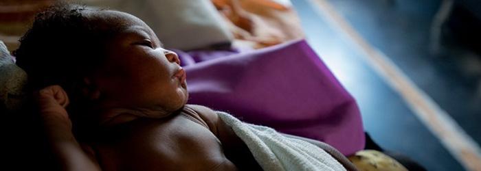 healthy baby sleeping