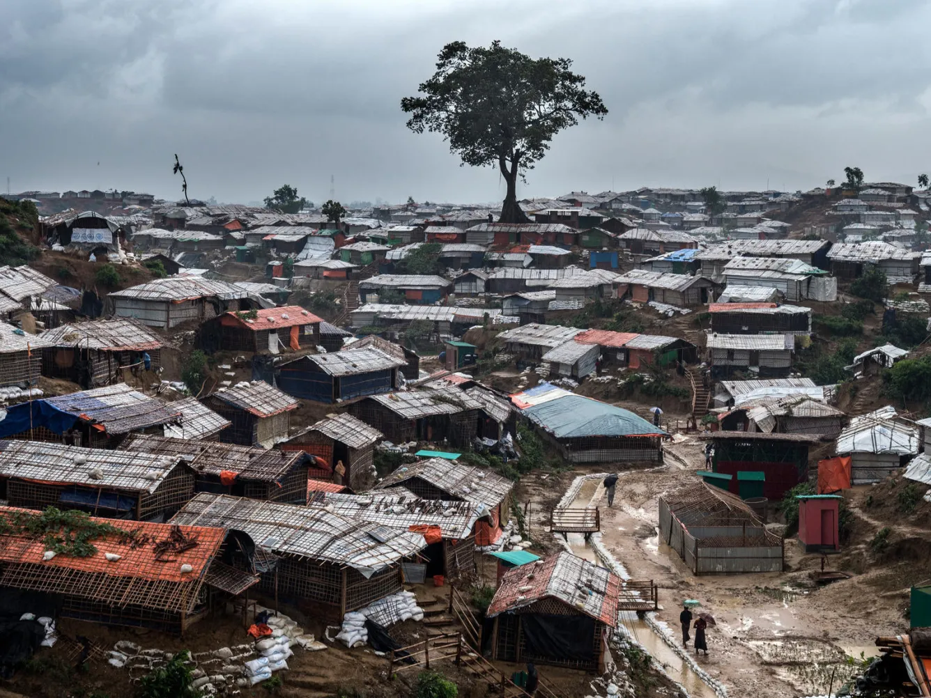 rohingya refugee children are not safe from the monsoon