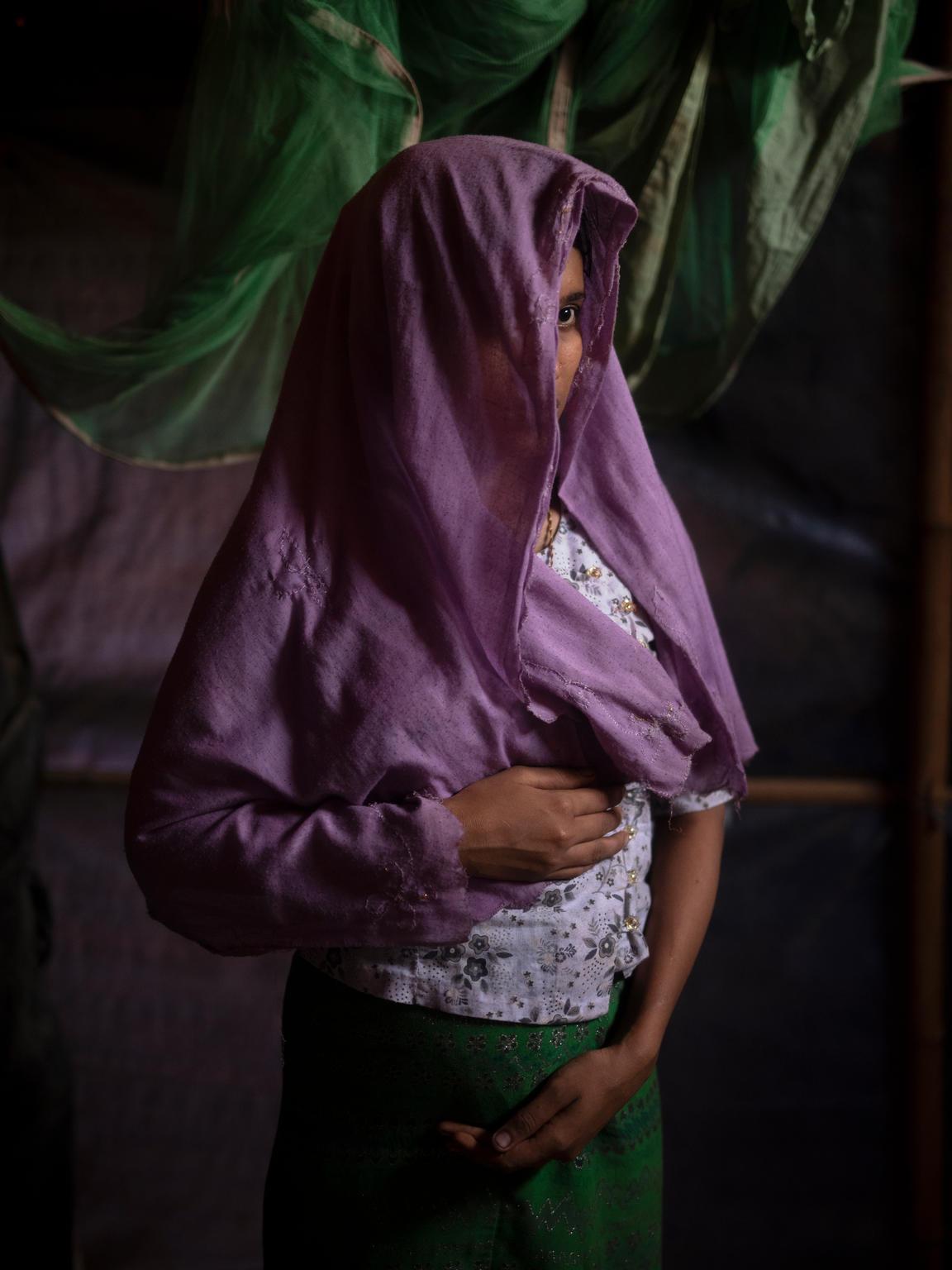 Sameera, réfugiée rohingya âgée de 17 ans