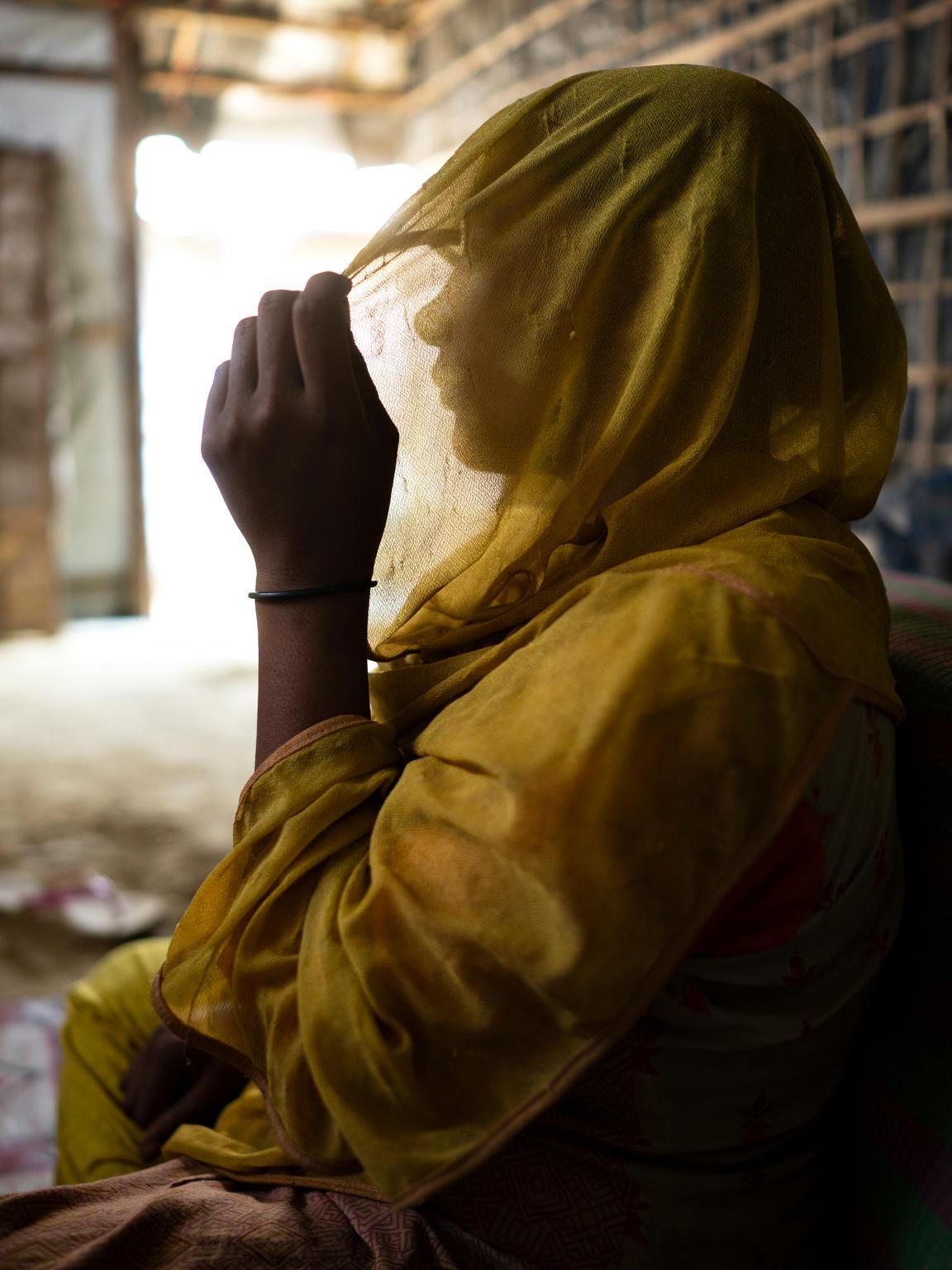Hamida, réfugiée rohingya âgée de 18 ans