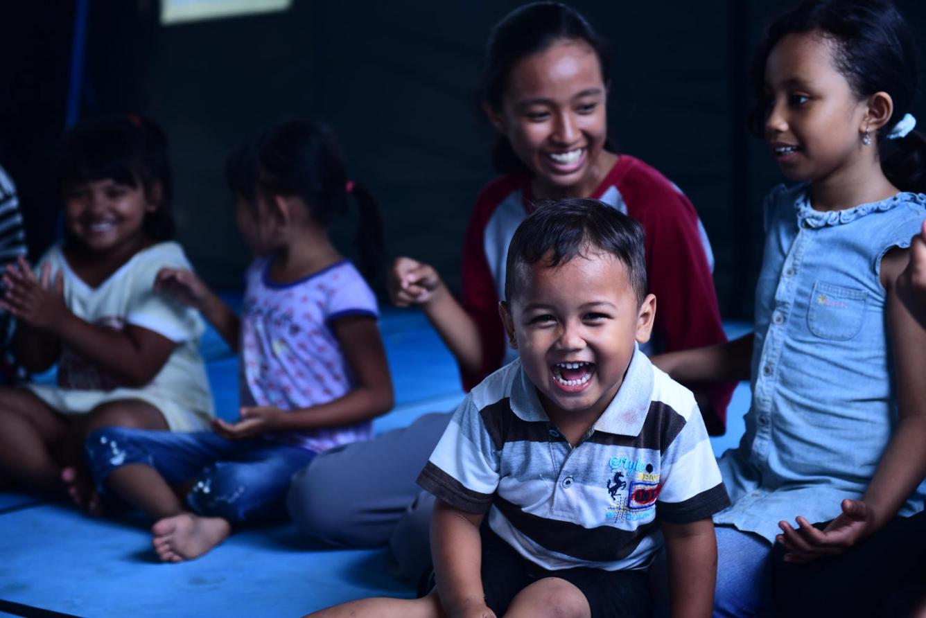 Happy child, Indonesia