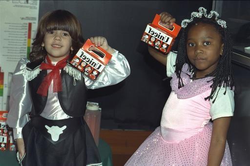 UNICEF Halloween fundraising in 1992