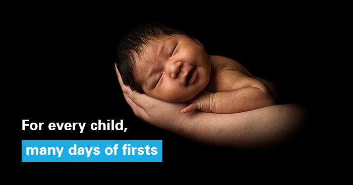 For every child, Many days of firsts