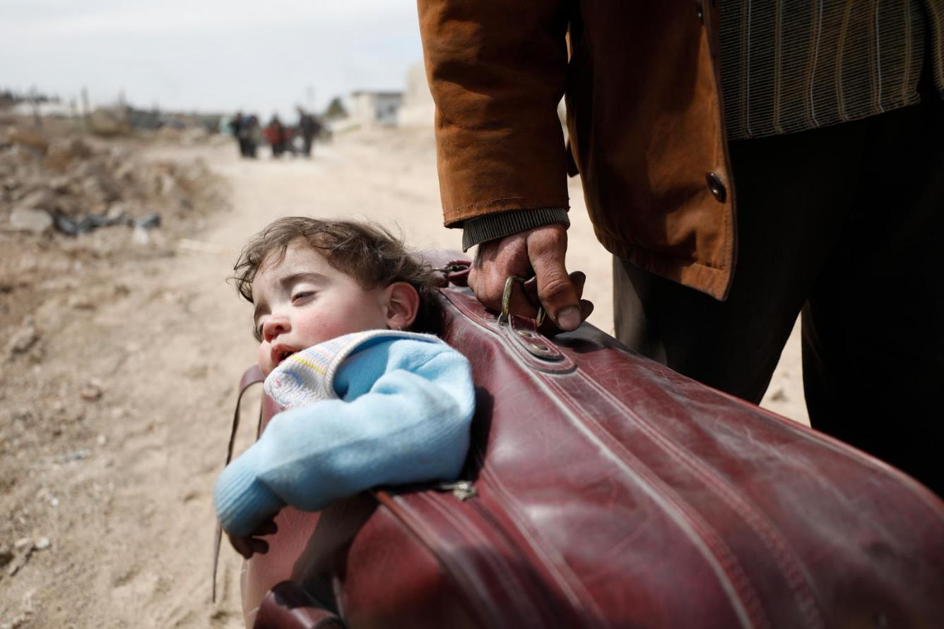 enfant, Syrie, refugie