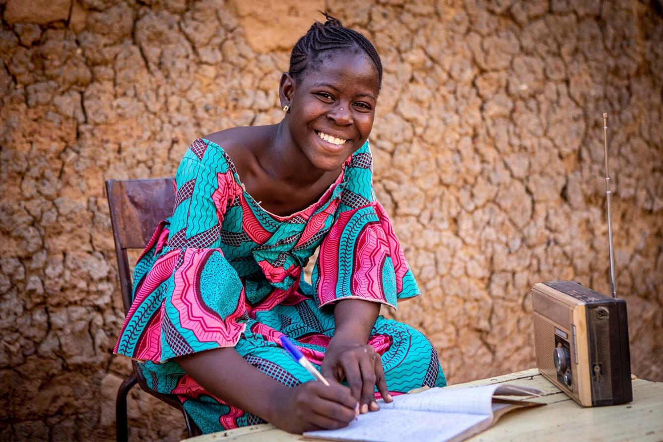 Aïchata during the pandemic, in Mali.