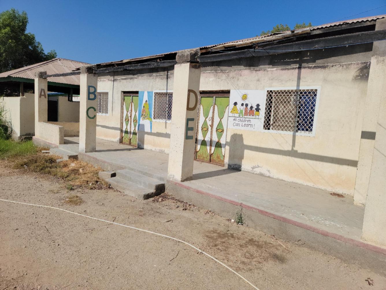 This special needs classroom at Omar Bin Khatab Lower Primary School in Berbera, Somaliland caught fire in 2018 and had to be abandoned. The children were integrated into mainstream classrooms. 