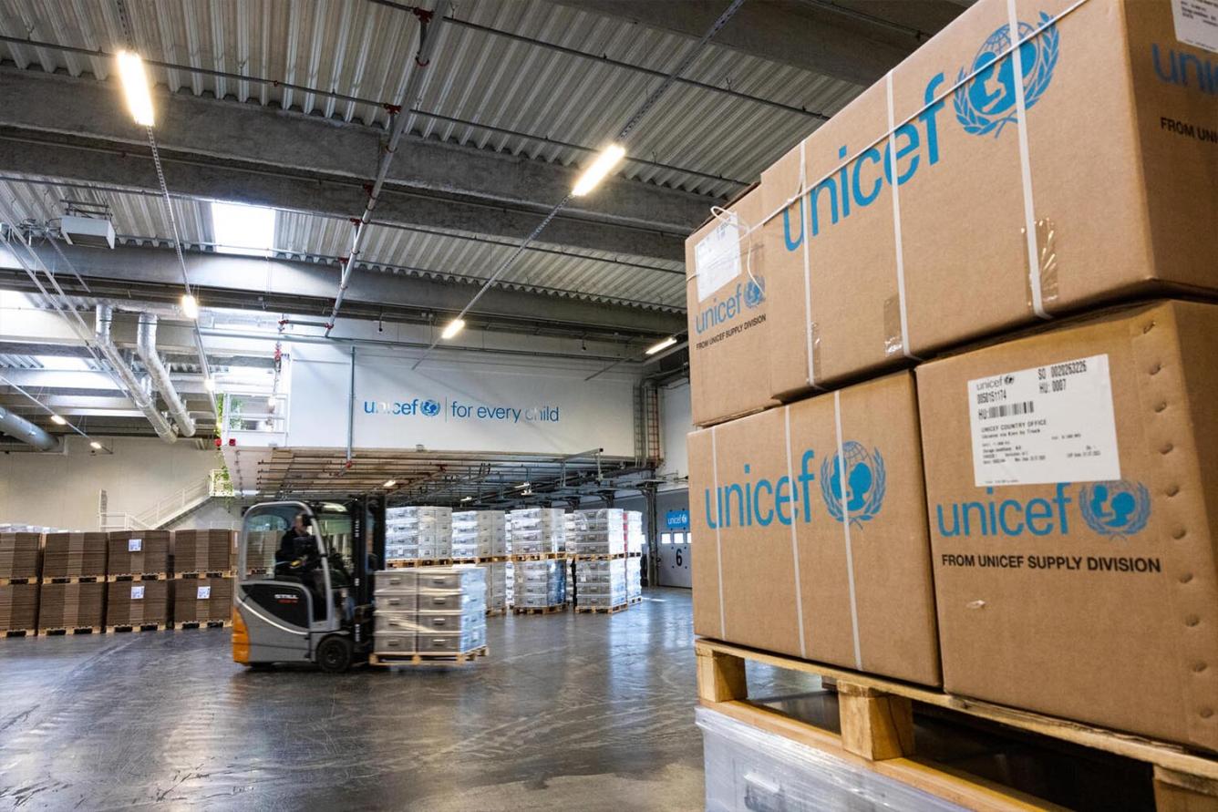 Boxes in supply division