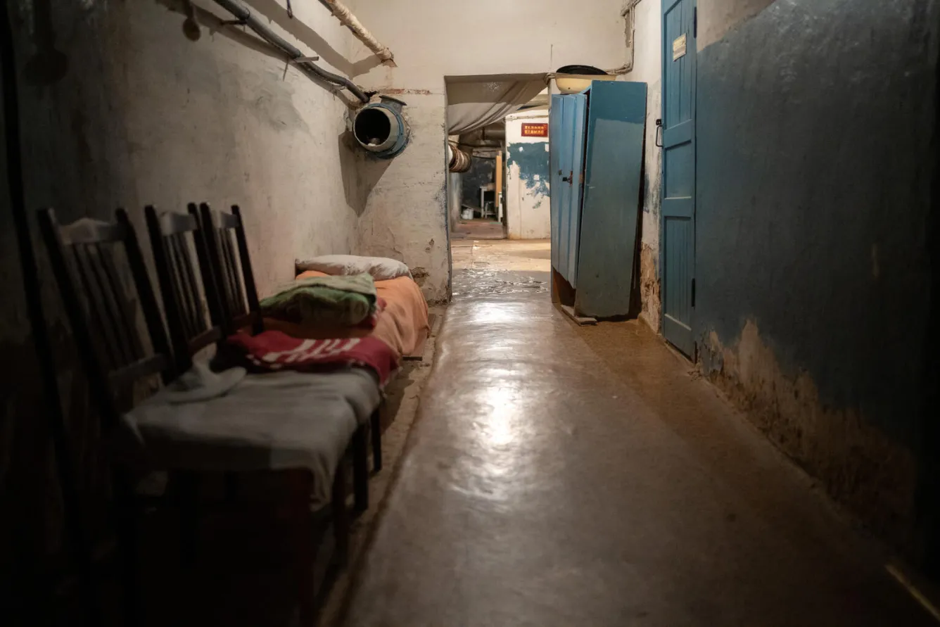 The basement of the maternity ward of the Shostka hospital.