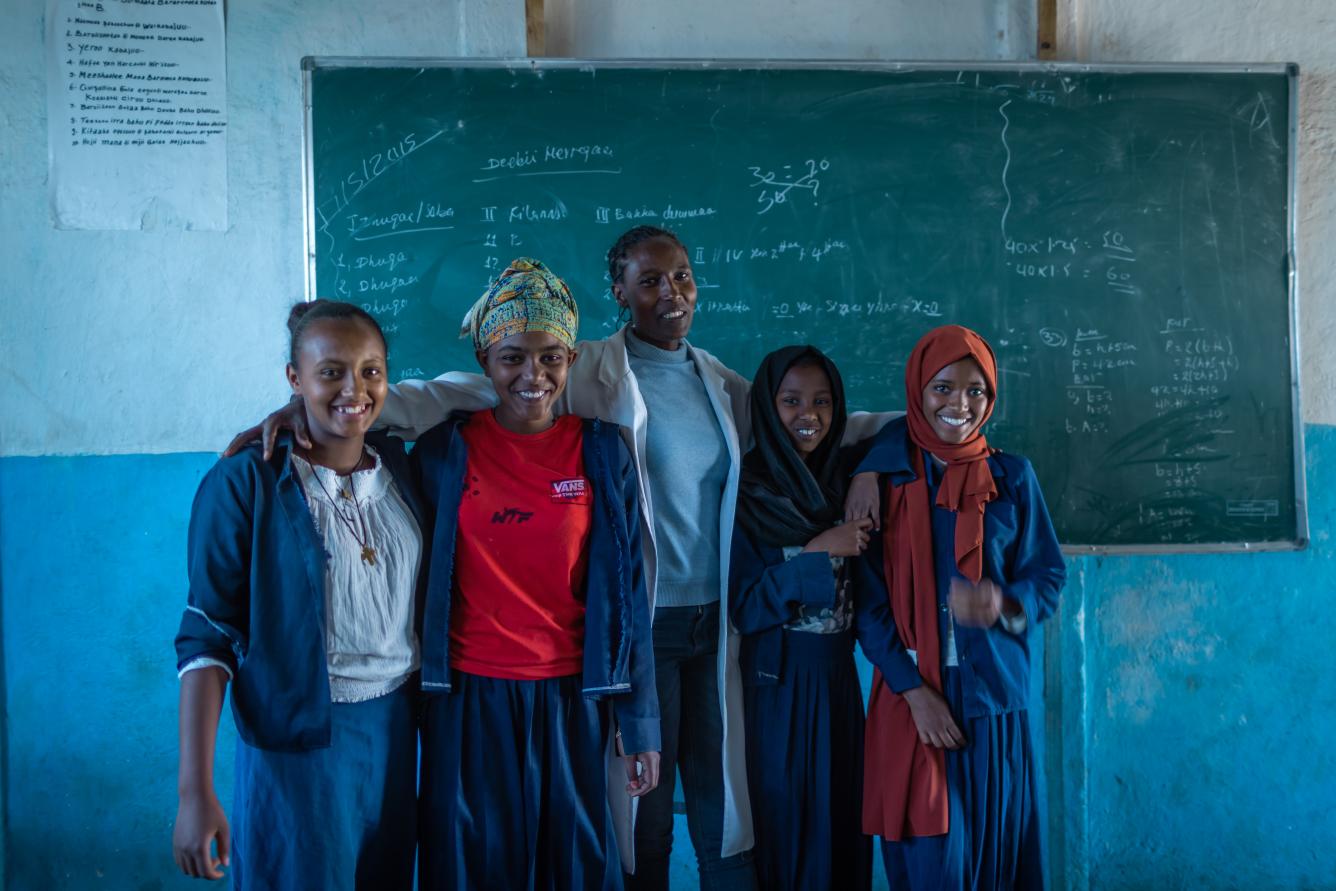 Etenesh Sime has worked as a teacher for 14 years. She’s currently a science teacher and focal point for a UNICEF-supported iron and folic acid project for adolescent girls at Haile Aba Marsa school in Ethiopia’s Oromia region.