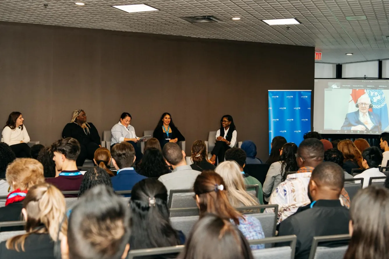 Youth advocates participated in a panel discussion during Youth Advocacy Summit in Ottawa