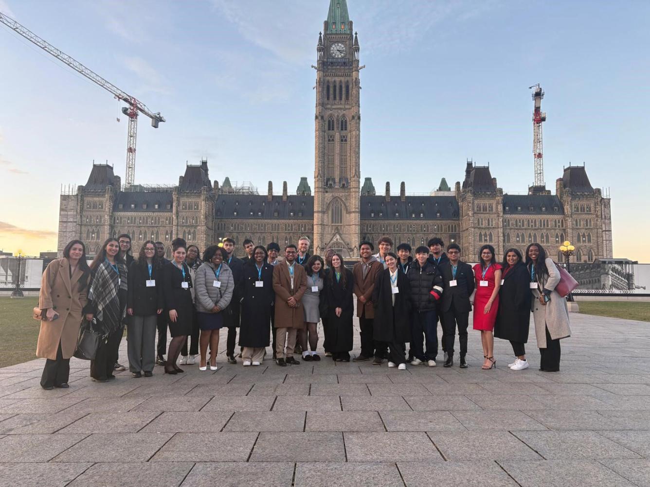 Youth advocates at the UNICEF Canada’s Youth Advocacy Summit in Ottawa during National Child Day.