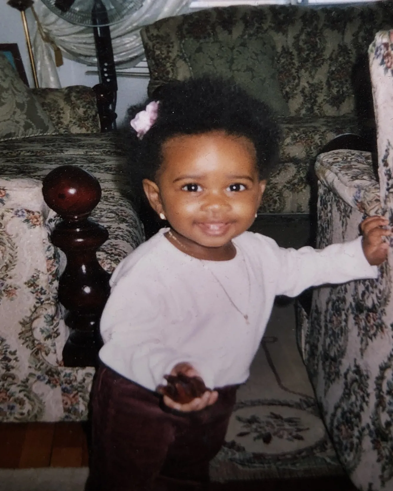 Photo d’enfance de Harantxa.