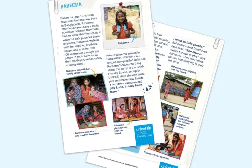 Image of a story from a child from around the world.
