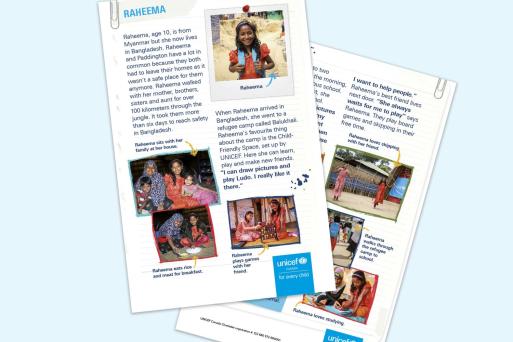 Image of a story from a child from around the world.