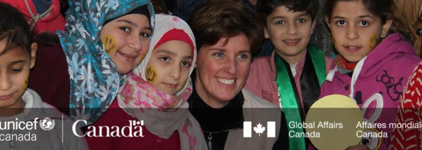 UNICEF and Canada have a long history of partnering to improve the health and wellbeing of children around the world.