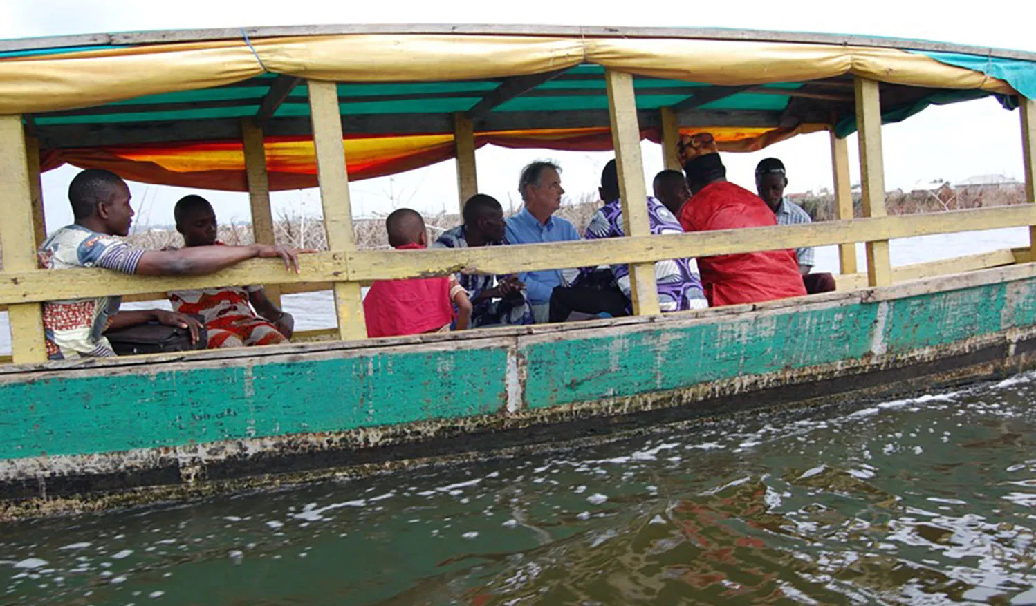 people on a boat