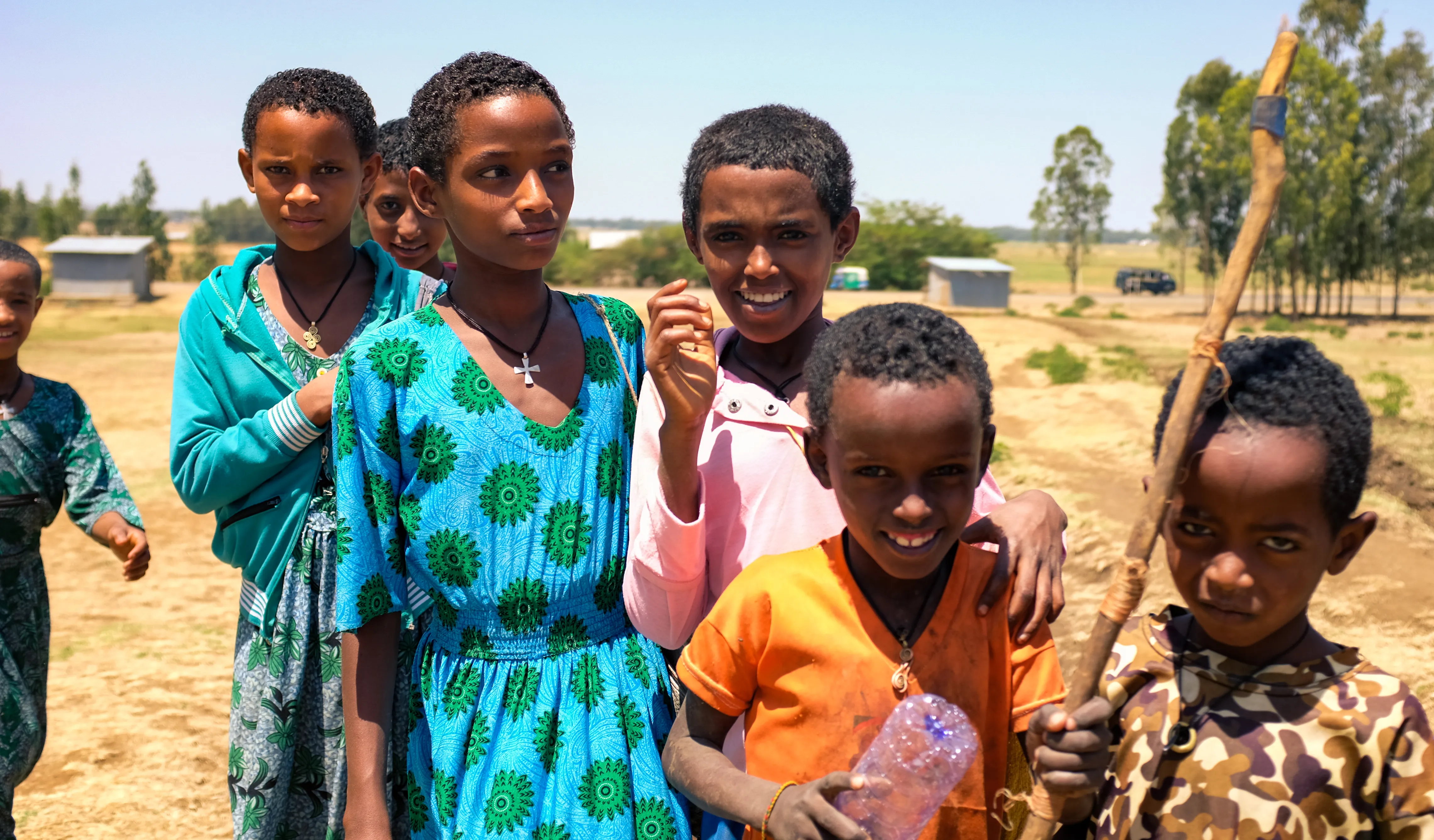 Children in Ethiopia.