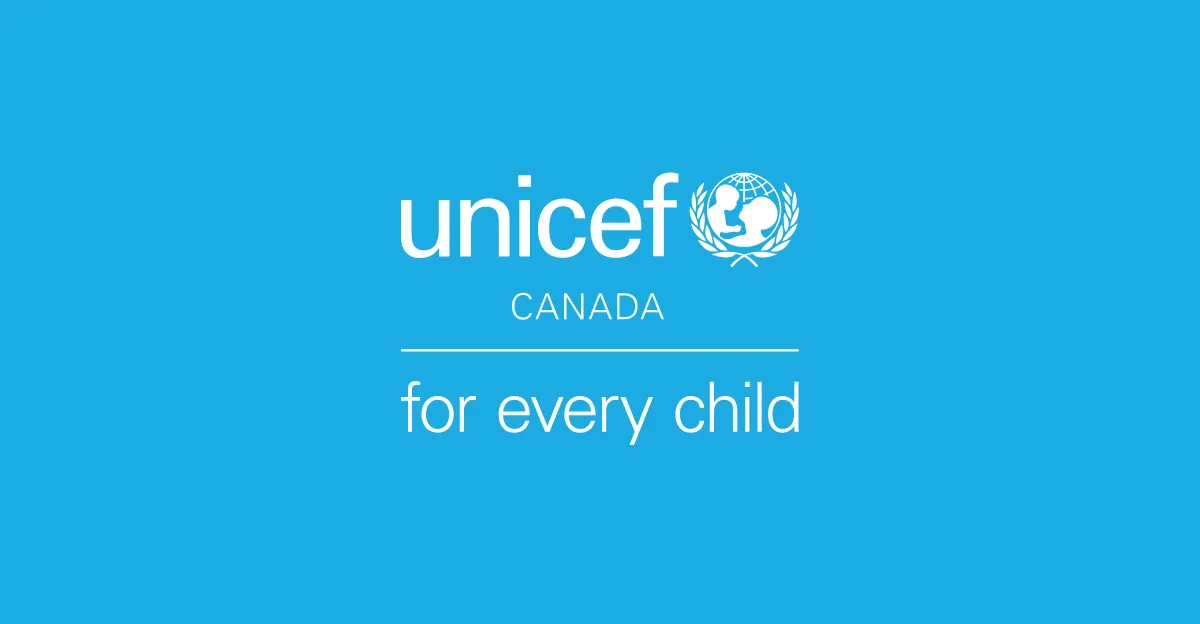 UNICEF Logo with the text "For Every Child" 