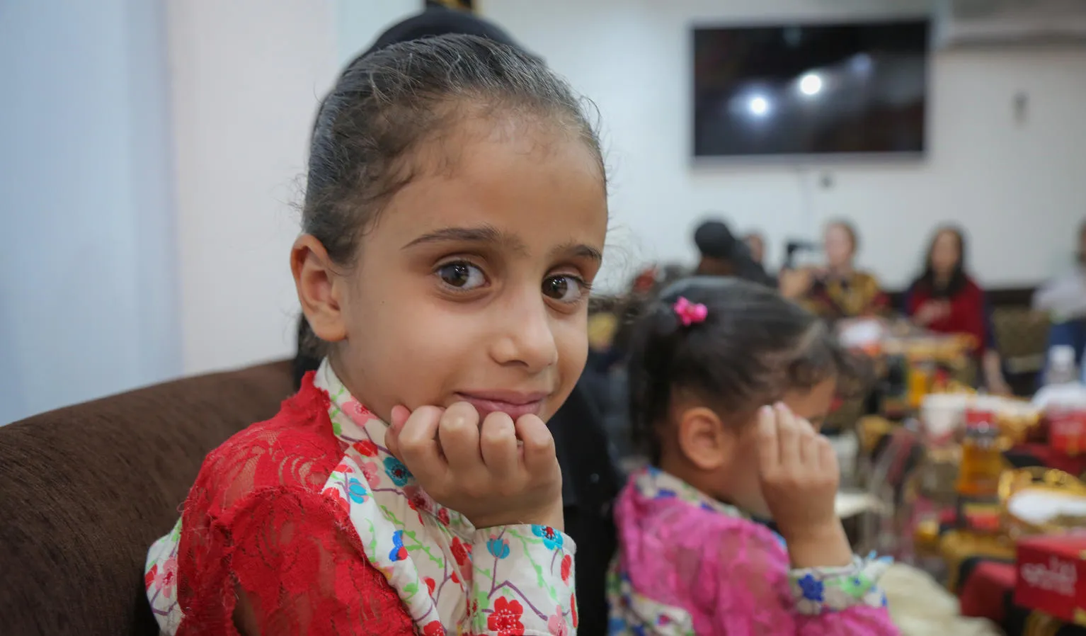 A little girl in Syria