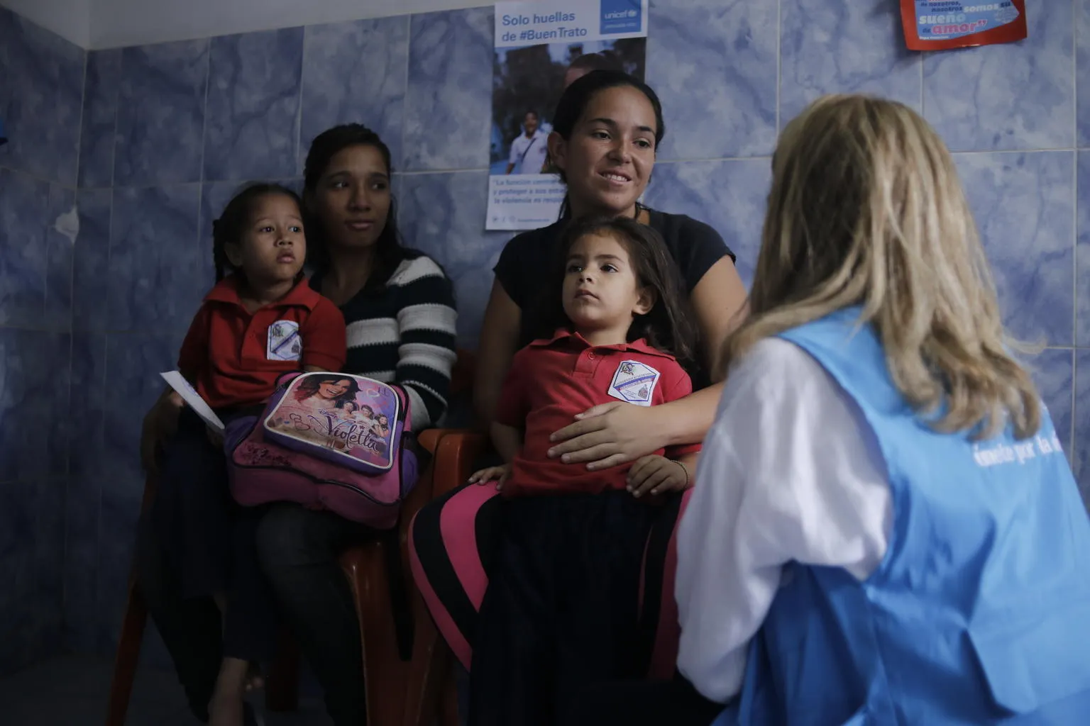 At a school in outskirts of Caracas