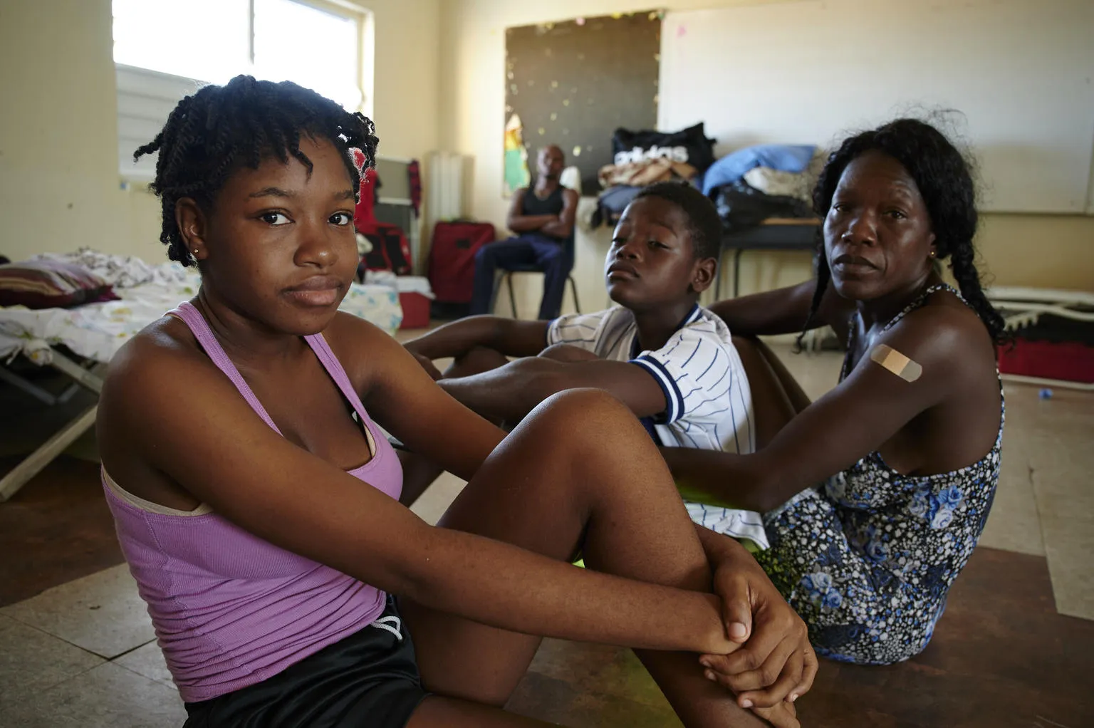 children displaced in the Bahamas