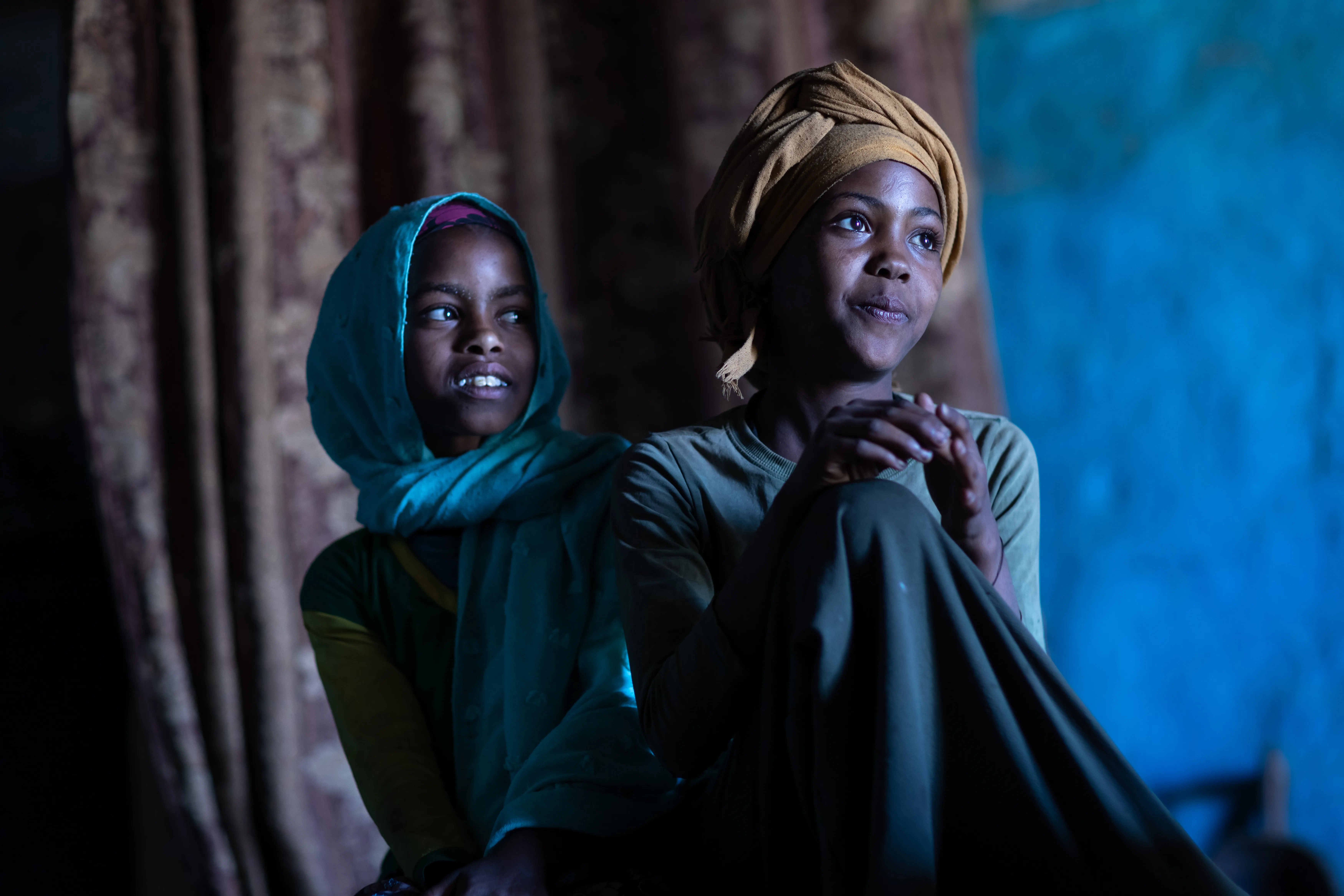 Magfira Kemsur (L) and Mekiya Mude (R) are best friends. When Magfira knew that Mekiya is about to get circumcised, she alerted the authorities and they intervened. Mekiya says her best friend is her rescuer.